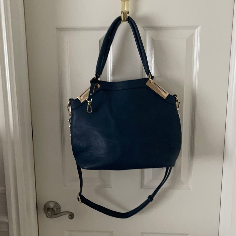 A navy blue bag from Black Rivet